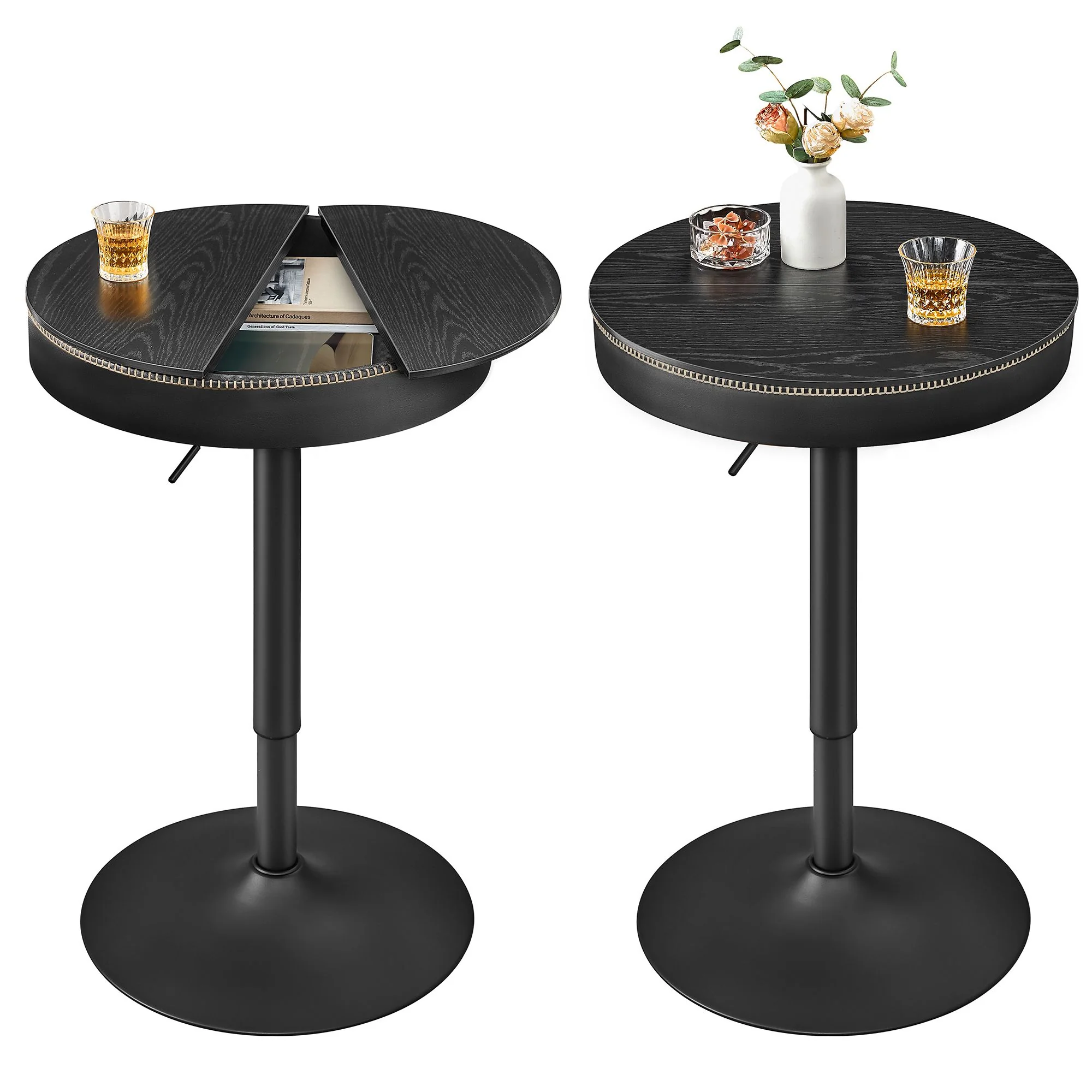 Proven VASAGLE VASAGLE EKHO Collection - Height Adjustable Bar Table Set of 2 Enhanced