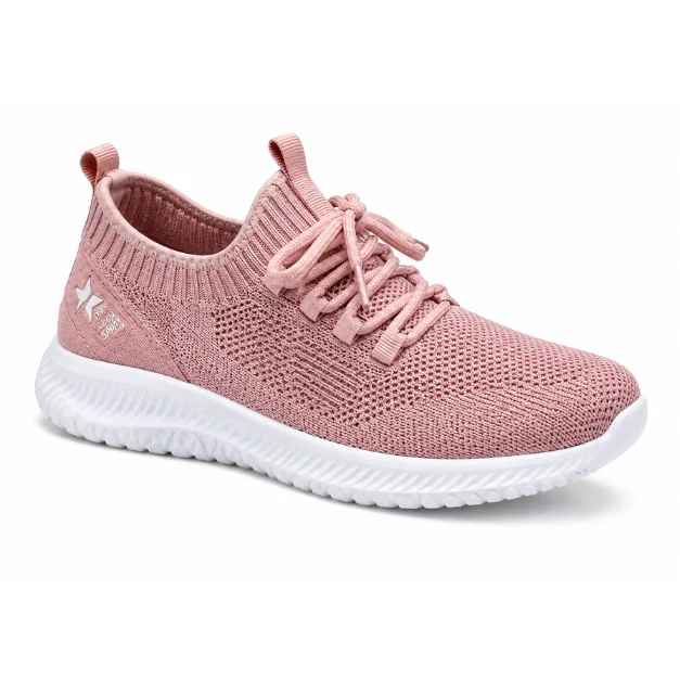 Trendy Women's Flyknit Athletic Lace-Up Sneakers Premium