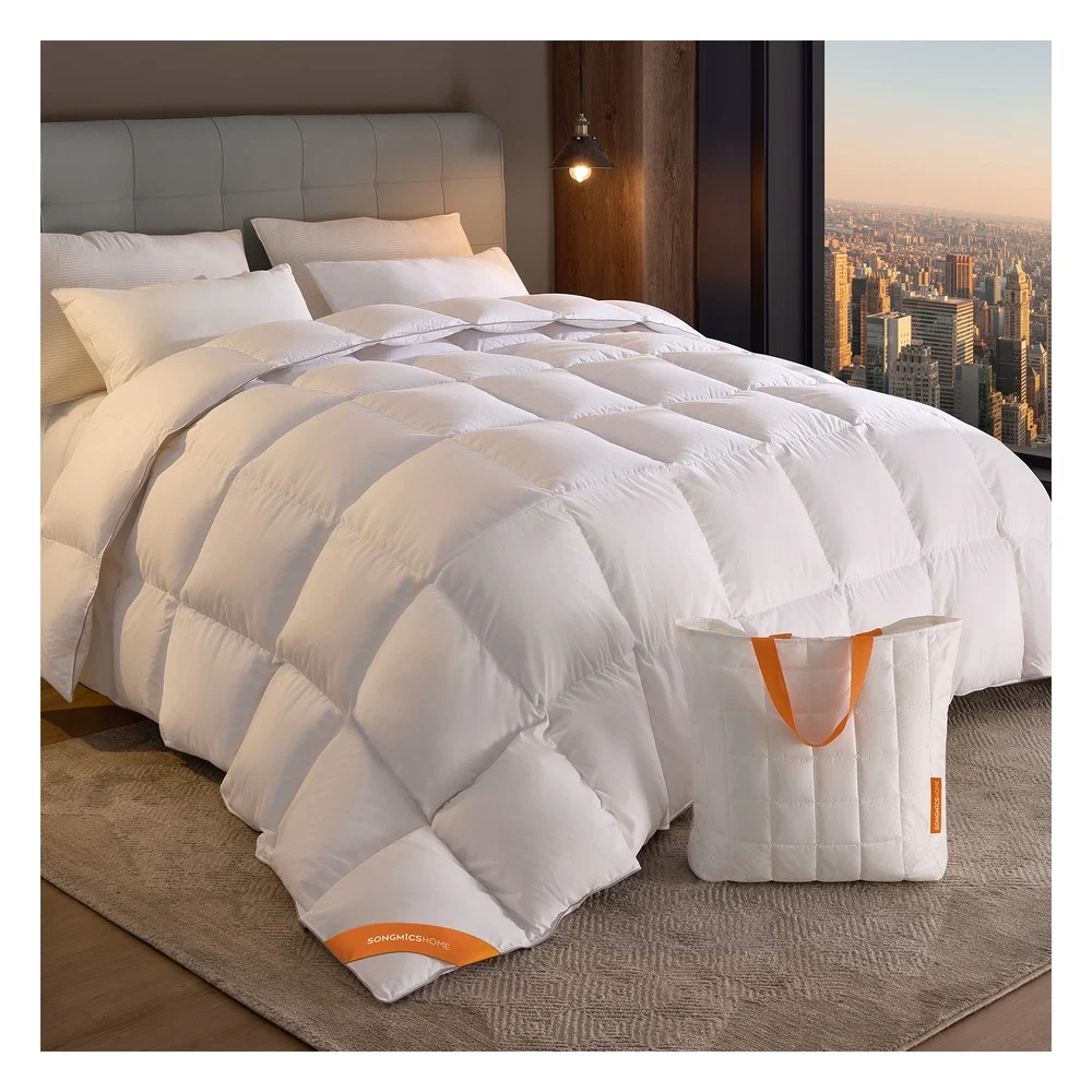Lightweight SONGMICS HOME Down Duvet for All Seasons Carefully Designed