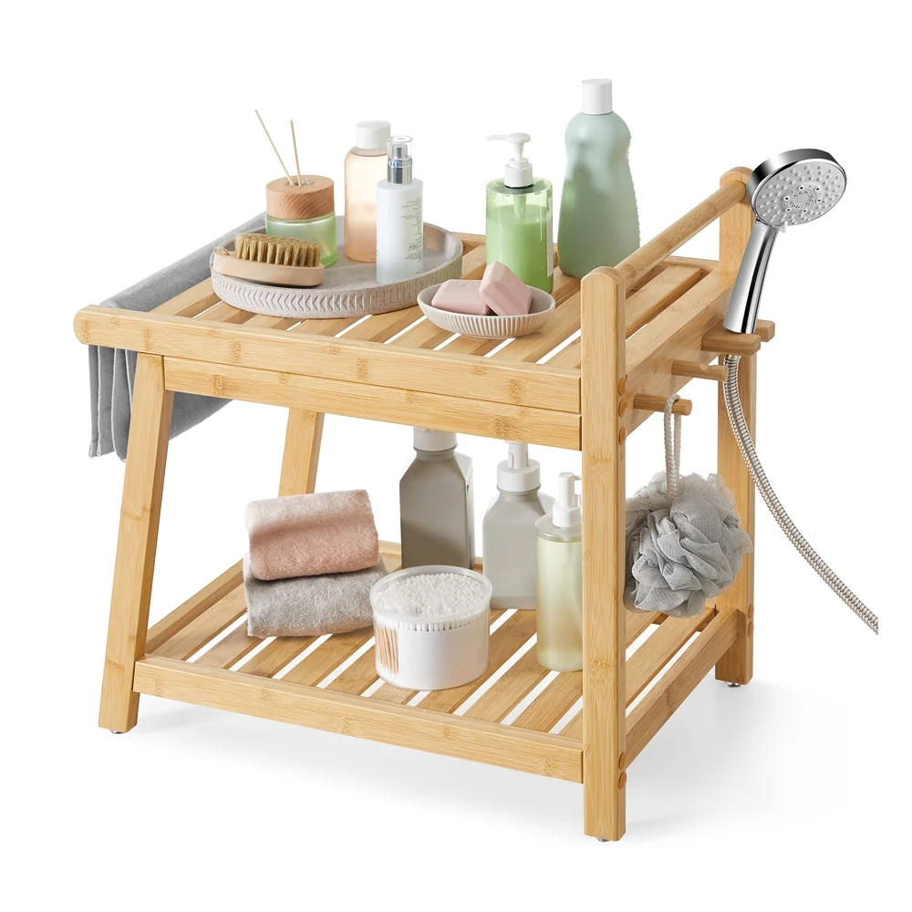 Solid SONGMICS SONGMICS Shower Bench Sophisticated