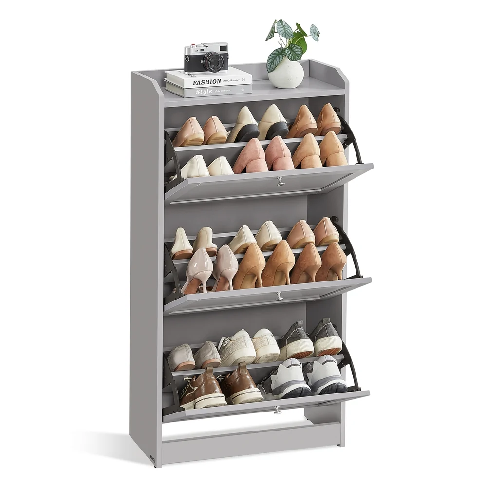 Versatile VASAGLE Shoe Cabinet with 3 Flip Drawers Next-Generation