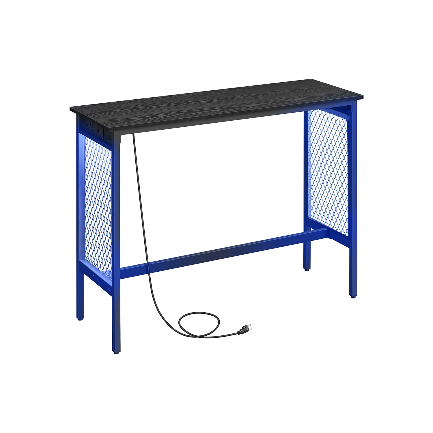 Fine VASAGLE Cocktail Tall Table with LED Lights Selected