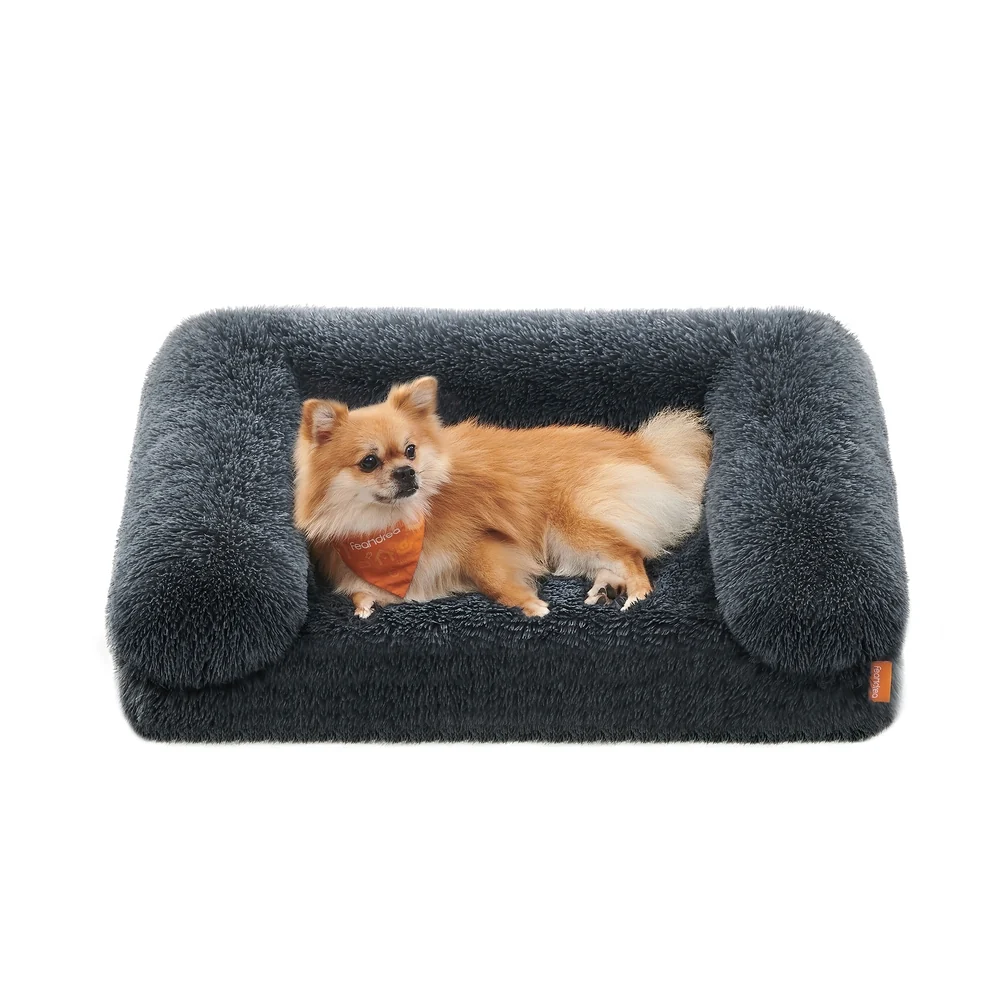 Comfortable Feandrea Orthopaedic Dog Sofa Bed for Medium Dogs Elite