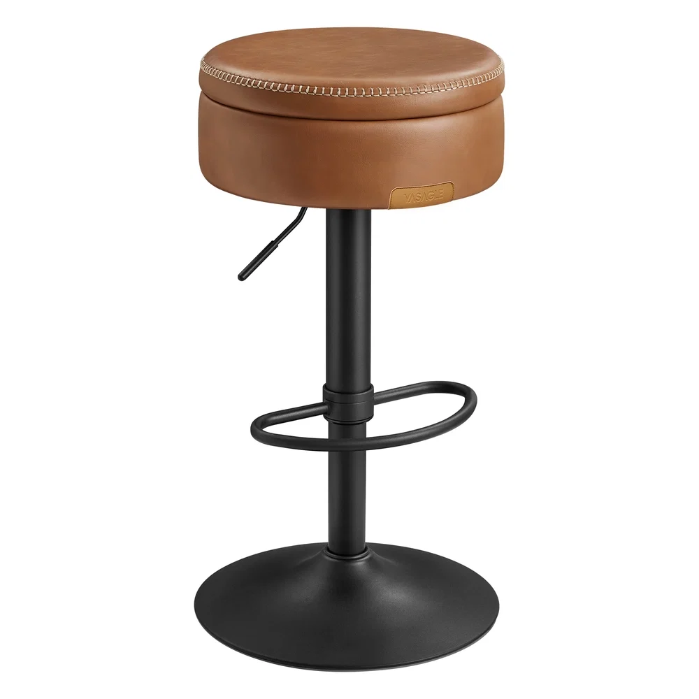 Smooth VASAGLE EKHO Collection-360° Swivel Bar Stool Contemporary