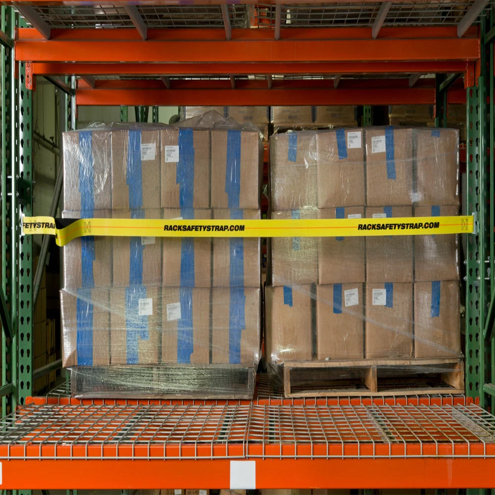Reusable Pallet Rack Safety Straps - Standard Attachment High-Performance