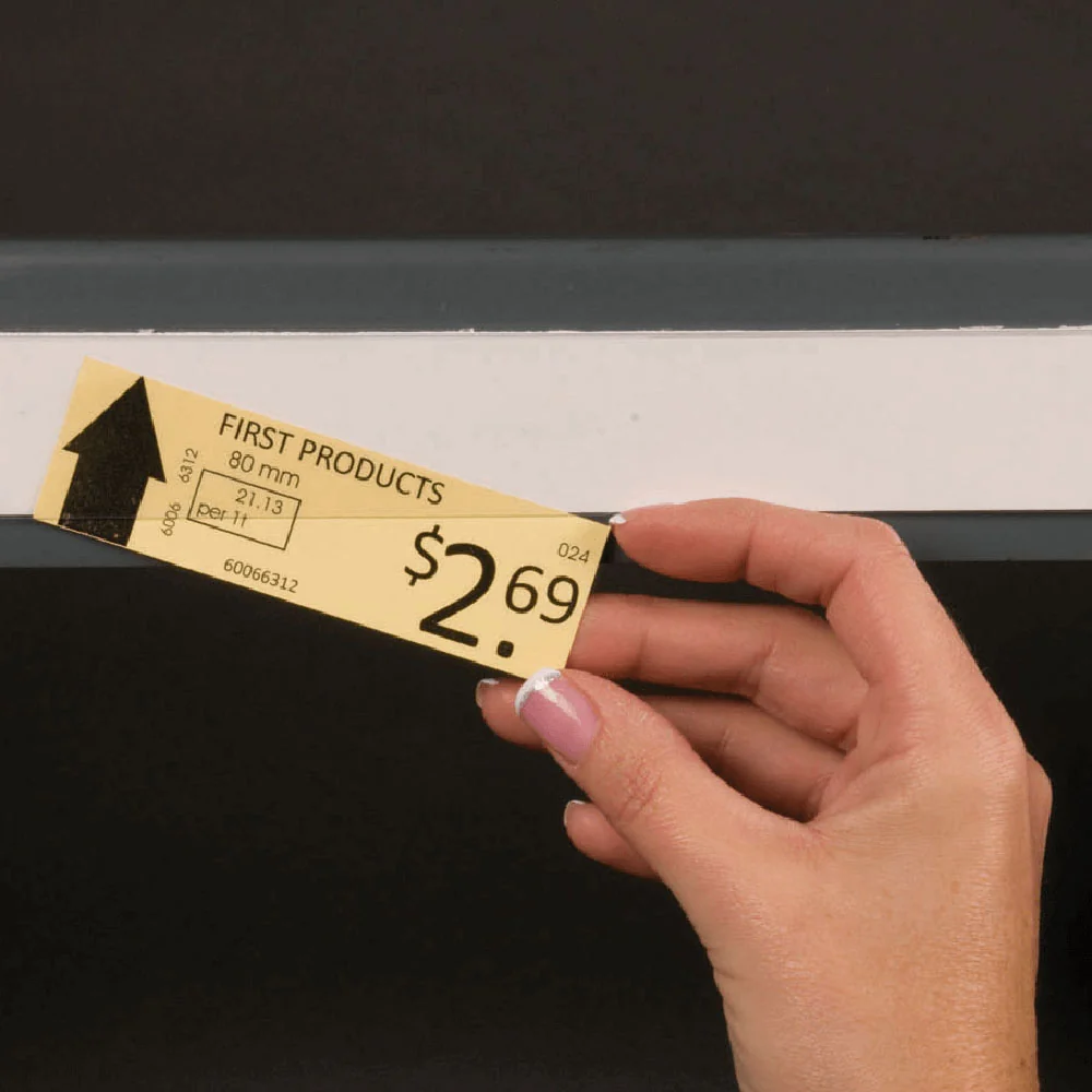 Environmentally Friendly Clear Slip-Strip Label Holders - 6pk Certified
