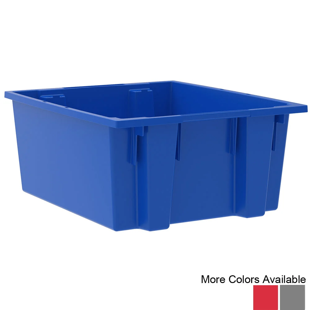 Exceptional Akro Nest and Stack Totes 3 Pack - 23-1 2 quot d x 19-1 2 quot w x 10 quot h Fashionable