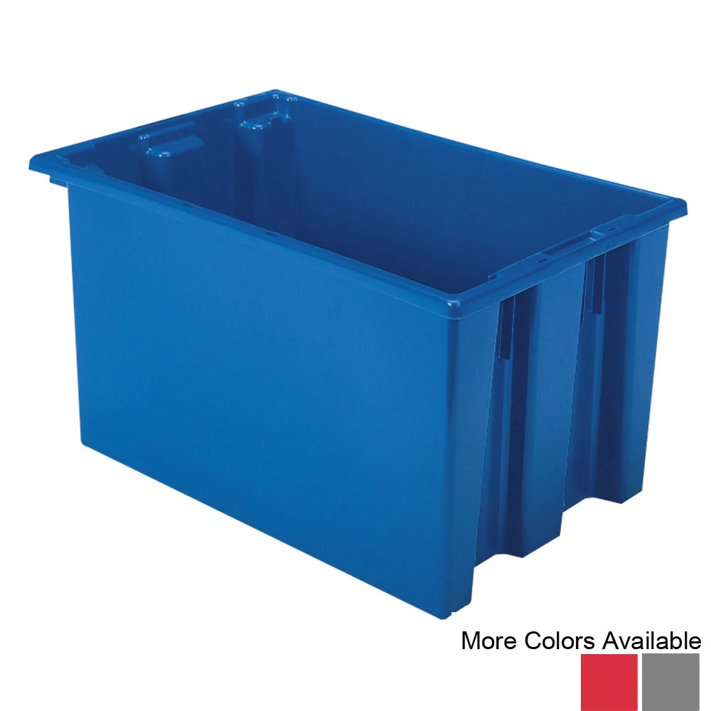 Modern Akro Nest and Stack Totes 3 Pack - 23-1 2 quot d x 15-1 2 quot w x 12 quot h Recyclable