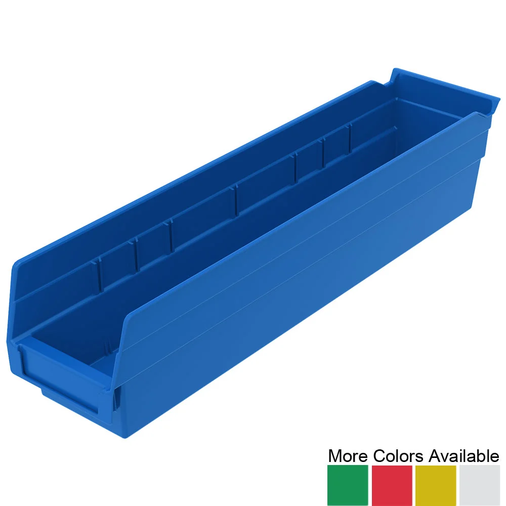 Sophisticated 17-7 8 quot d x 4-1 8 quot w x 4 quot h Nesting Shelf Bins - 12 Pack Comfortable