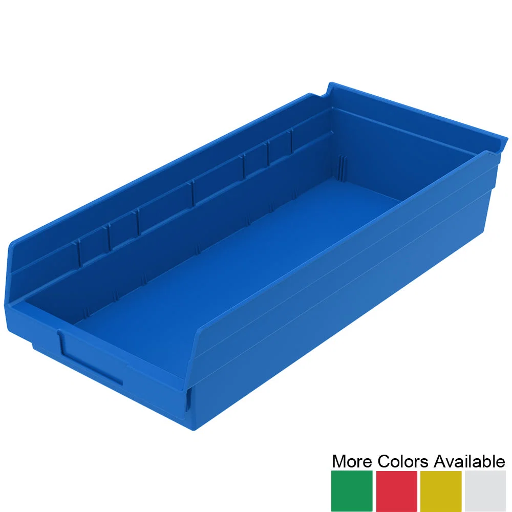 Natural 17-7 8 quot d x 8-3 8 quot w x 4 quot h Nesting Shelf Bins - 12 Pack Excellent