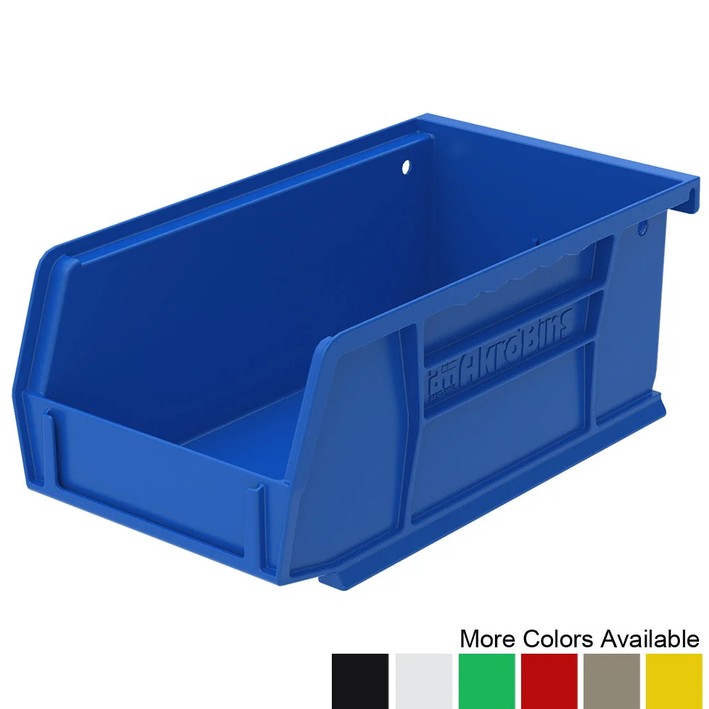 Innovative 7-3 8 quot d x 4-1 8 quot w x 3 quot h Stacking AkroBins - 24 Pack Modern