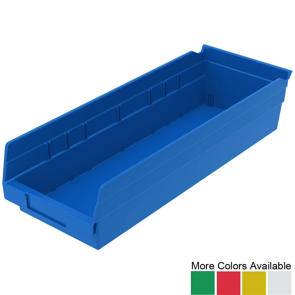 Smooth 17-7 8 quot d x 6-5 8 quot w x 4 quot h Nesting Shelf Bins - 12 Pack Traditional