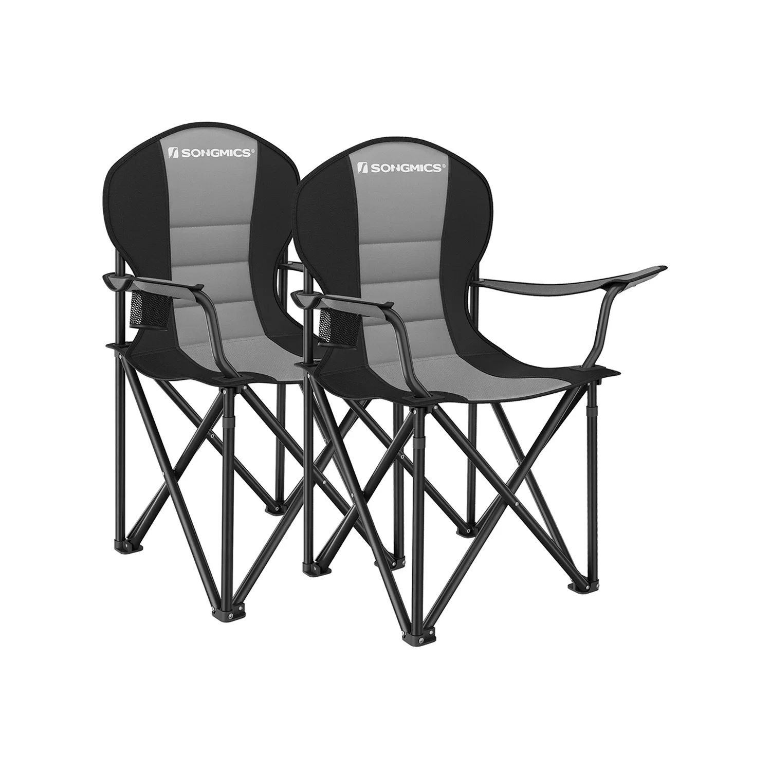 Exclusive SONGMICS Folding Camping Chair Max. Capacity 551 lb Premium Material