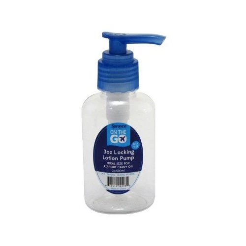 Trendy 3OZ LOCKING LOTION BOTTLE ASSTD Long-Lasting