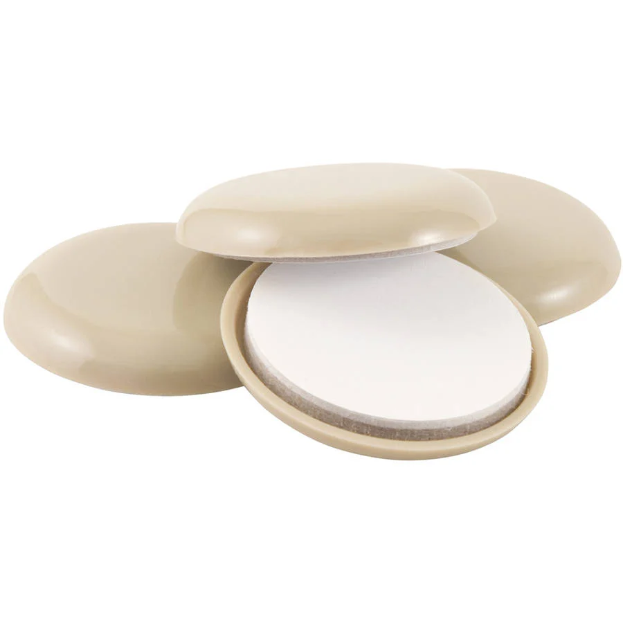 Professional SUPER SLIDERS 1-3 4 RND ADH 4PK Dependable