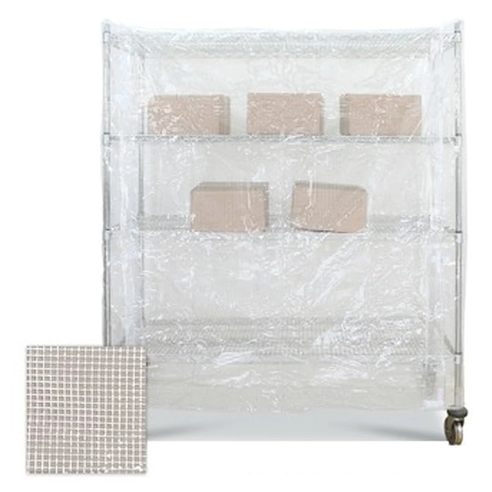 Advanced 18 quot d 1 4 quot Scrim Reinforced Clear Vinyl Cart Covers Clean