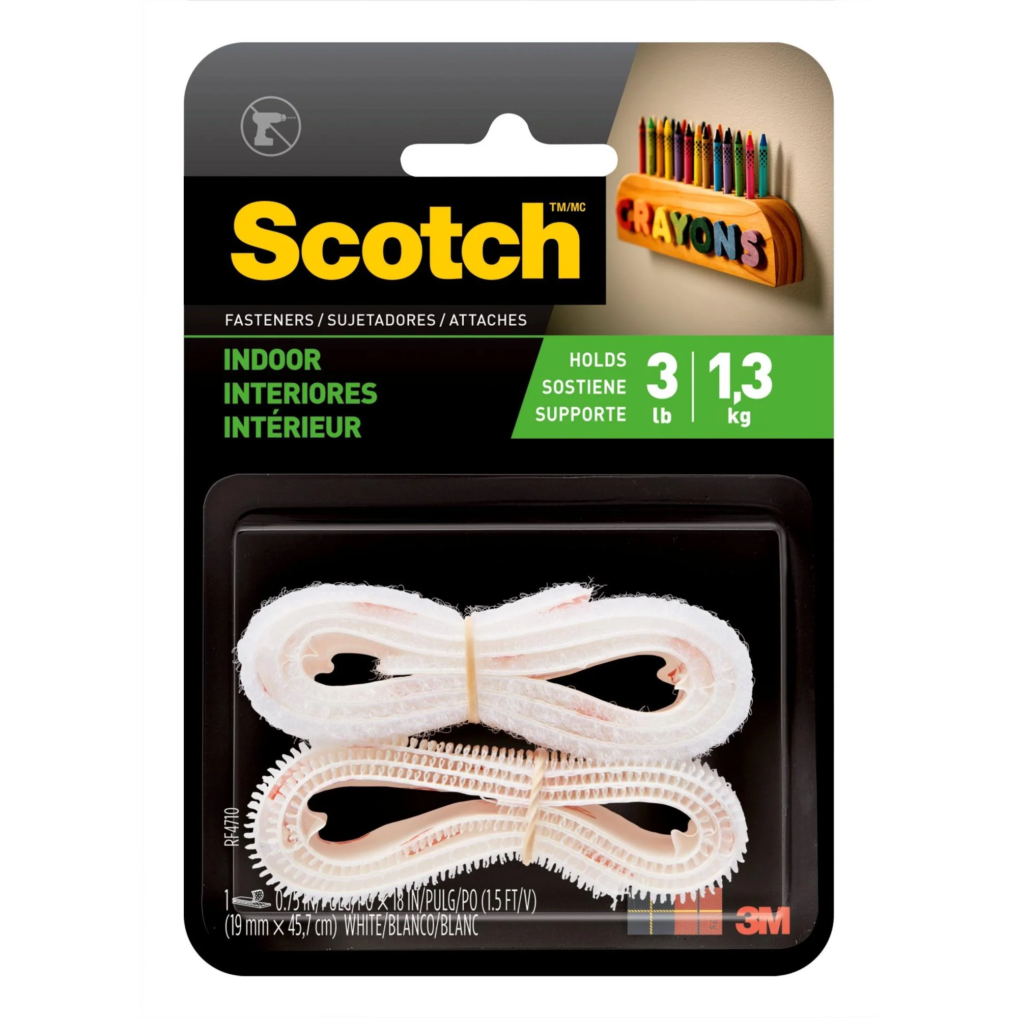 Premium Material SCOTCH FASTENERS 3 4 quot x18 quot ID WHT Exclusive