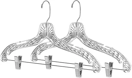High-Grade CLEAR SUIT HANGER 2PK Contemporary