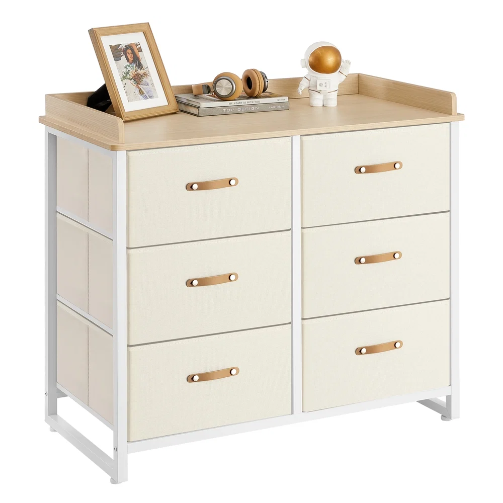 Outstanding SONGMICS Water-Resistant Kids Dresser with 6 Drawers Reusable