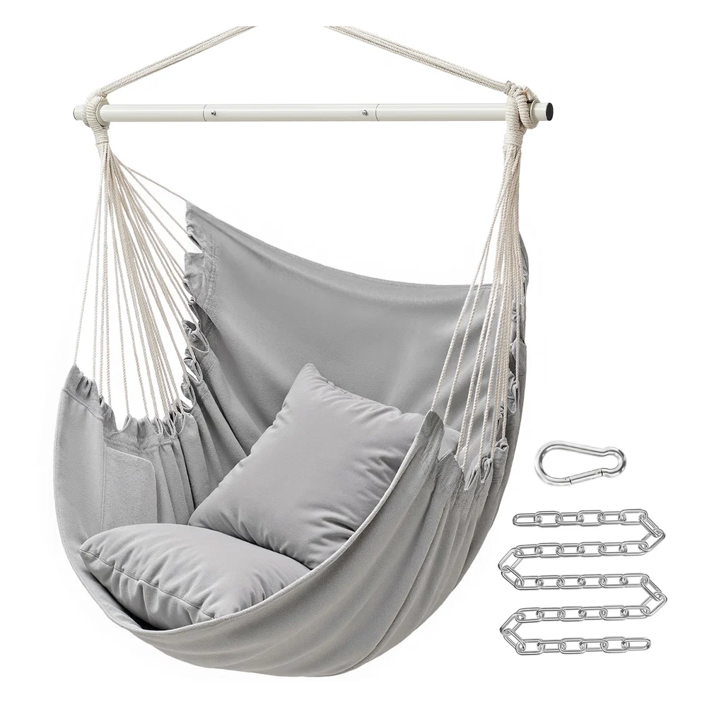 Excellent SONGMICS Hammock Chair with 2 Cushions Elite