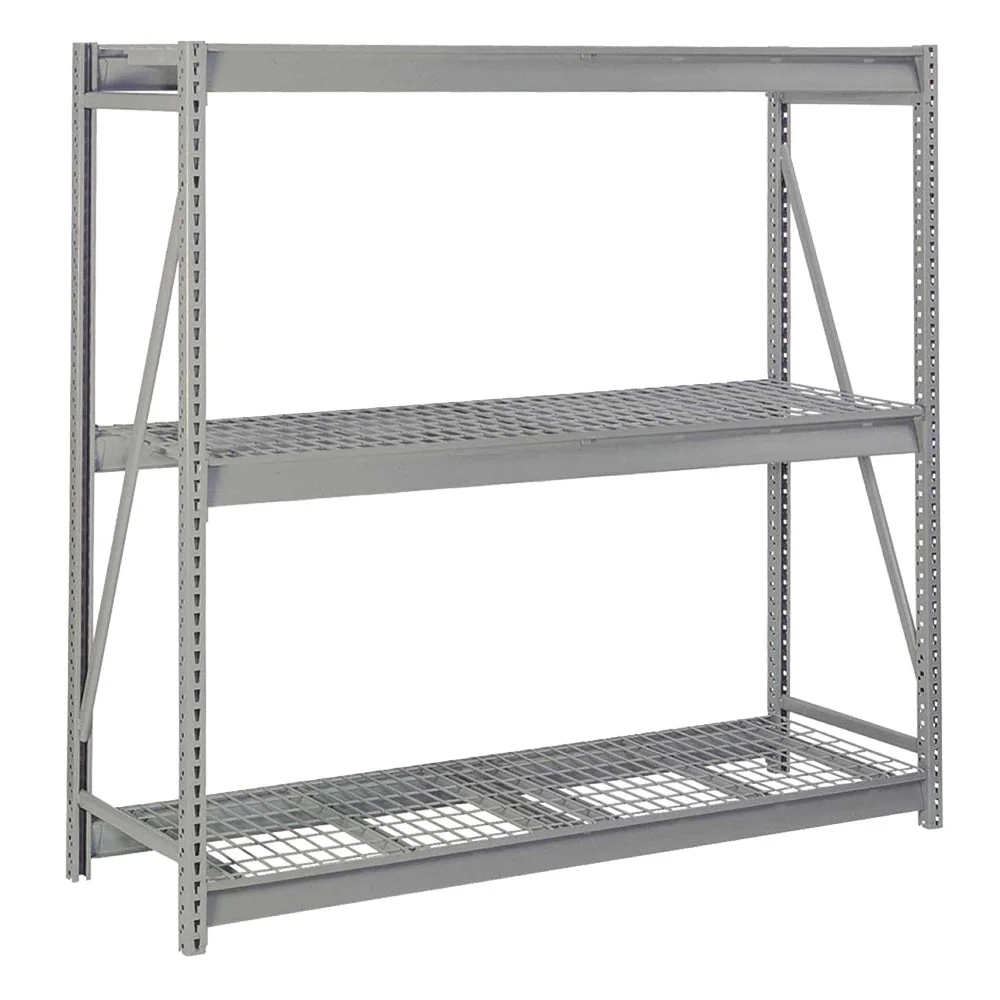 Stylish 72 quot w x 72 quot h Bulk Storage Racks with Wire Decking Exclusive
