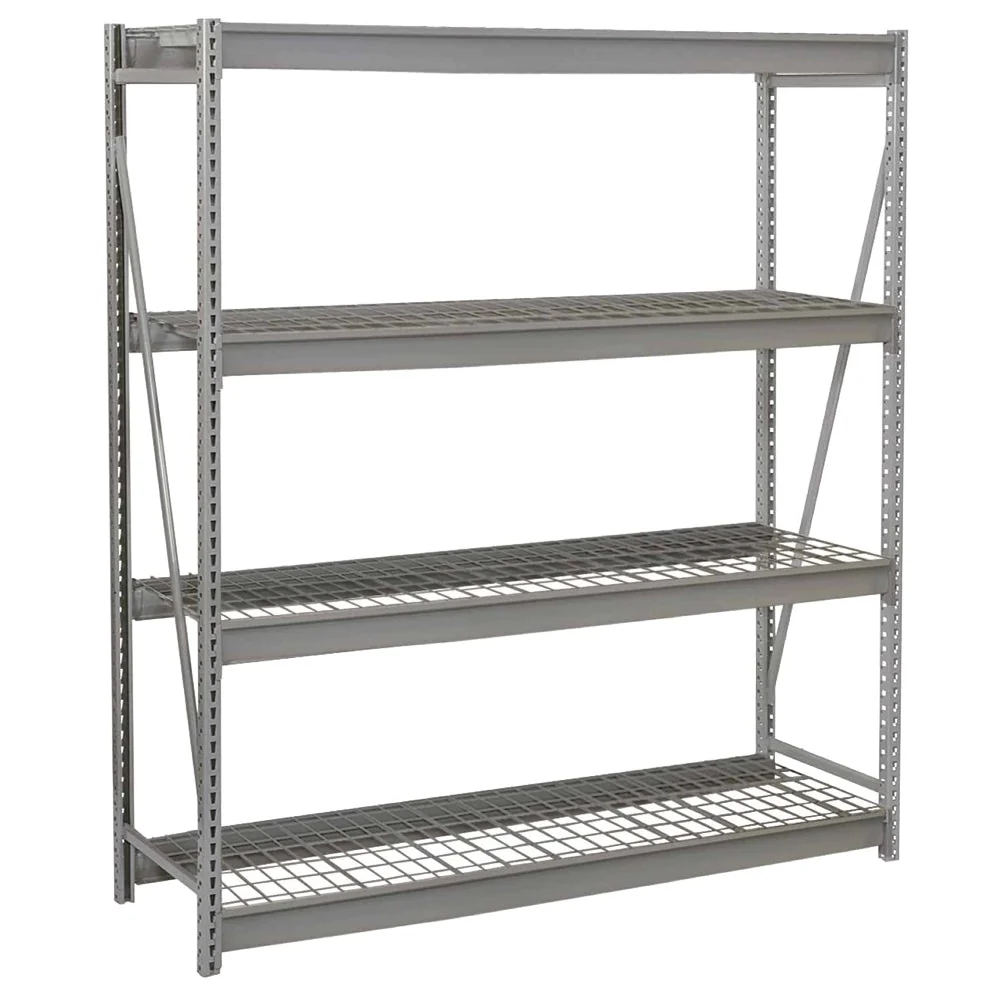 Consistent 60 quot w x 96 quot h Bulk Storage Racks with Wire Decking Expertly Made