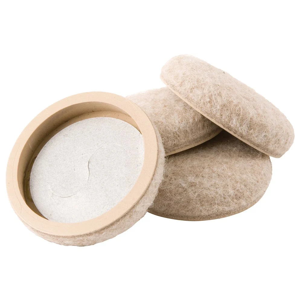 Natural SLIDERS FURN 2 quot FELT ADH OAT 4PK Classic