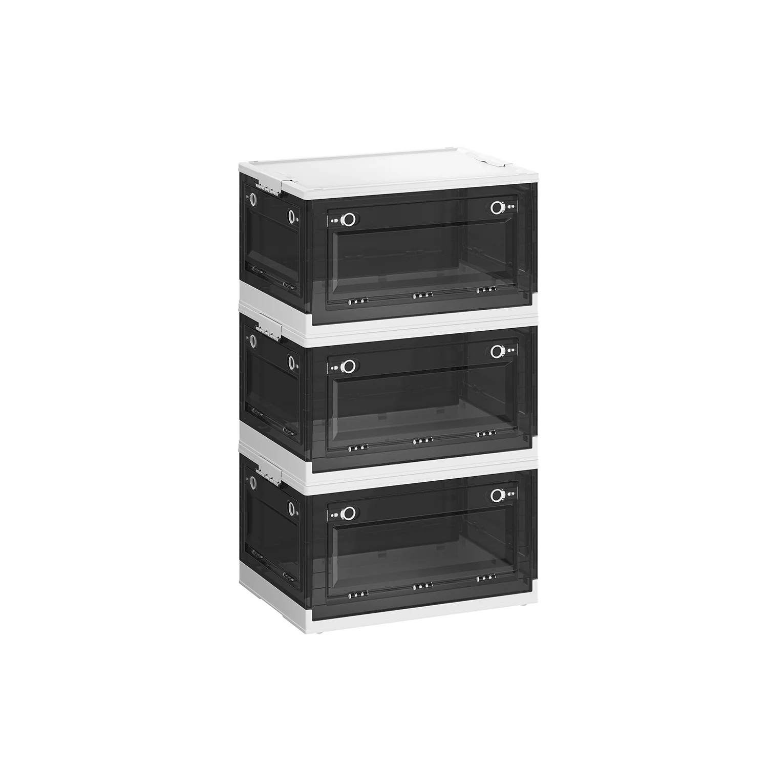 Authentic SONGMICS Stackable Storage Bins with Lids and Wheels Prestigious