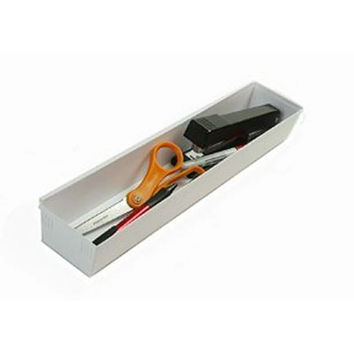 High-Grade DRAWER ORGANIZER WHITE 15X3X2 Natural