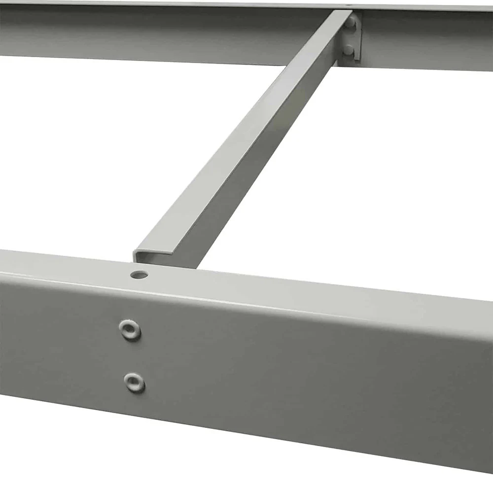 Efficient Lyon Boltless Shelving Center Supports - Gray Enhanced