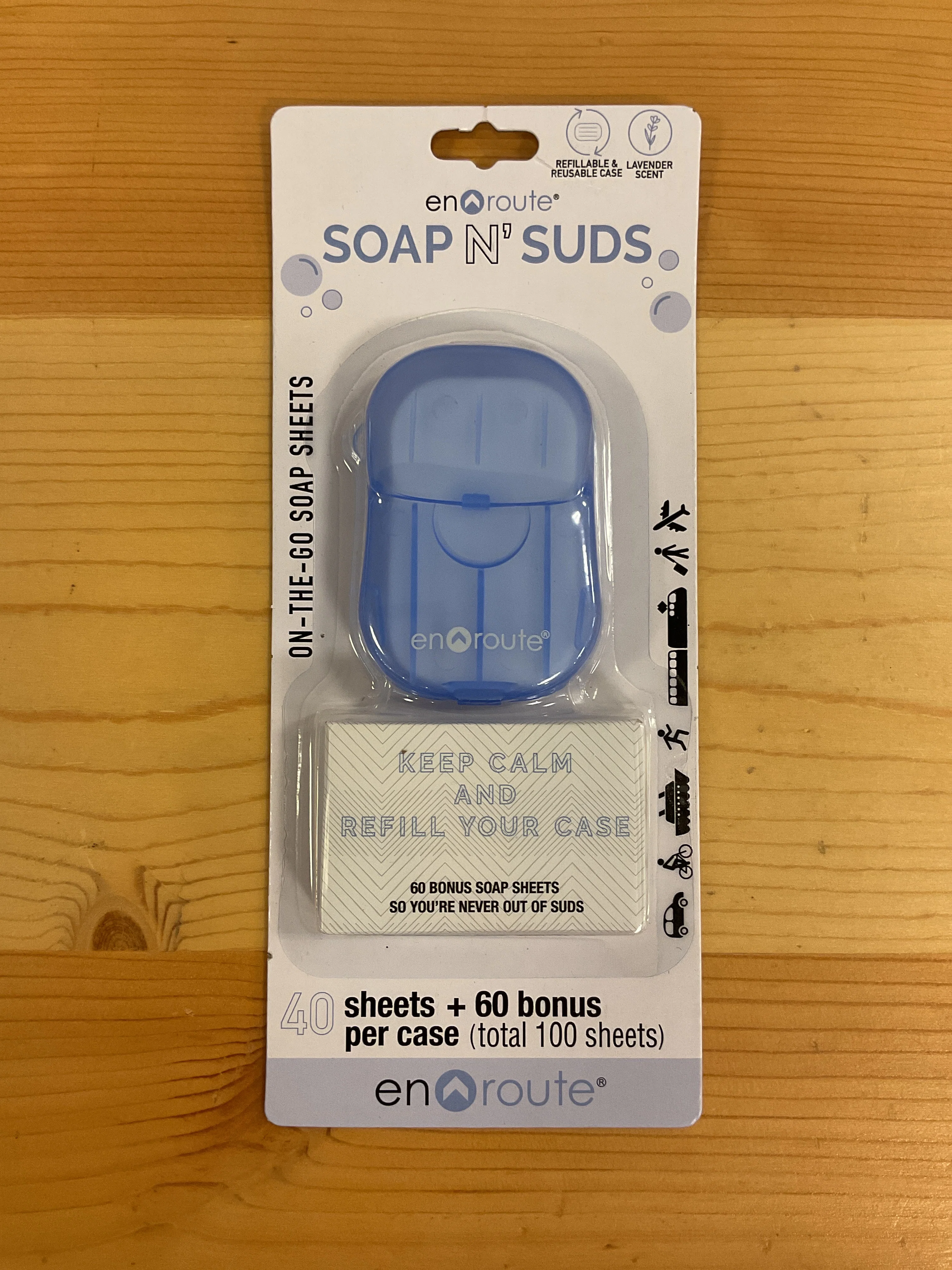 Convenient EN ROUTE SOAP SHEETS Exclusive
