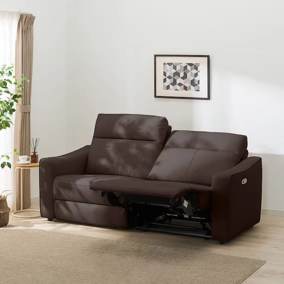 High-Quality WIDE 2 SEATER ELECTRIC SOFA UM04 DBR Environmentally Friendly