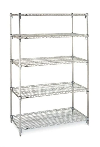 Enhanced 18 quot d Metro Super Adjustable Wire 5-Shelf Starter Units Relaxed
