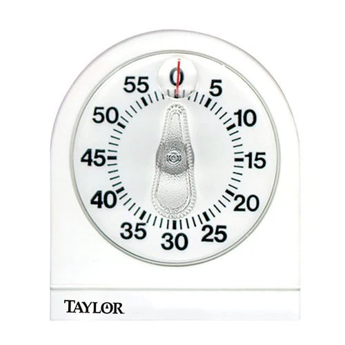 Original TAYLOR KITCHEN TIMER WHITE Professional