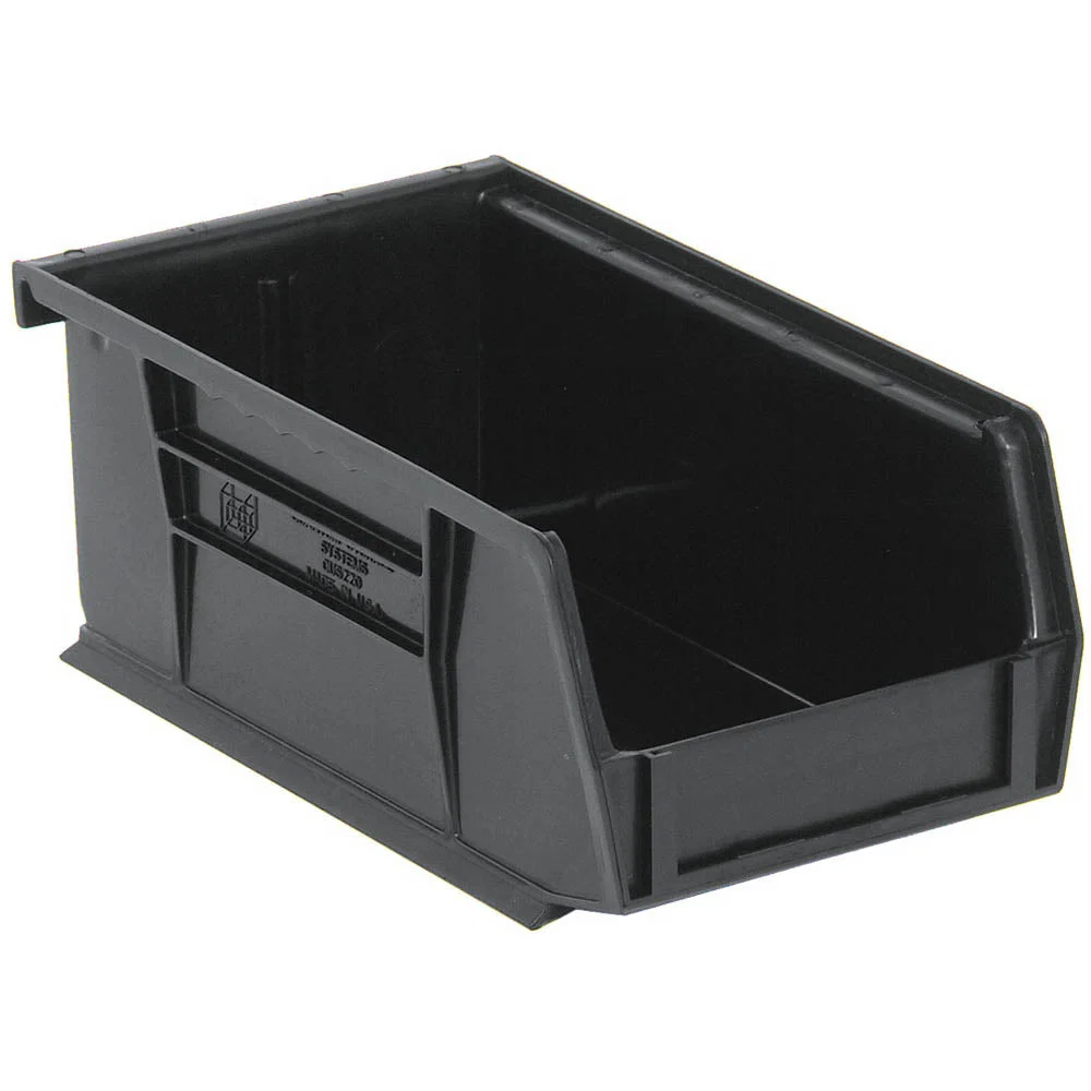 Clean 7-3 8 quot d x 4-1 8 quot w x 3 quot h Recycled Ultra Stacking and Hanging Bins - 24 Pack Organic