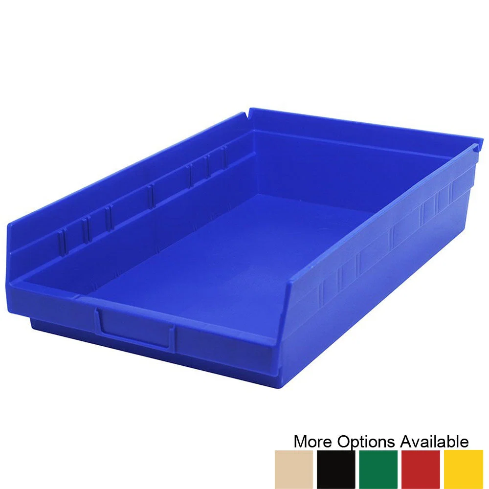 Official 17-7 8 quot d x 11-1 8 quot w x 4 quot h Nesting Shelf Bins - 8 Pack Expertly Made