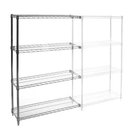 Superior 12 quot d x 24 quot w Wire Shelving Add-Ons w 4 Shelves Fast