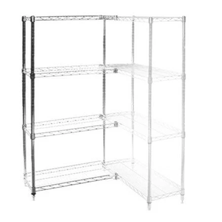 Smooth 12 quot d x 42 quot w Wire Shelving Add-Ons w 4 Shelves Smart