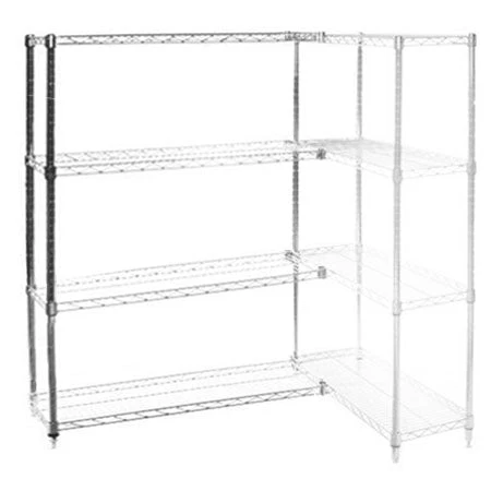 Refined 14 quot d x 72 quot w Wire Shelving Add-Ons w 4 Shelves Powerful