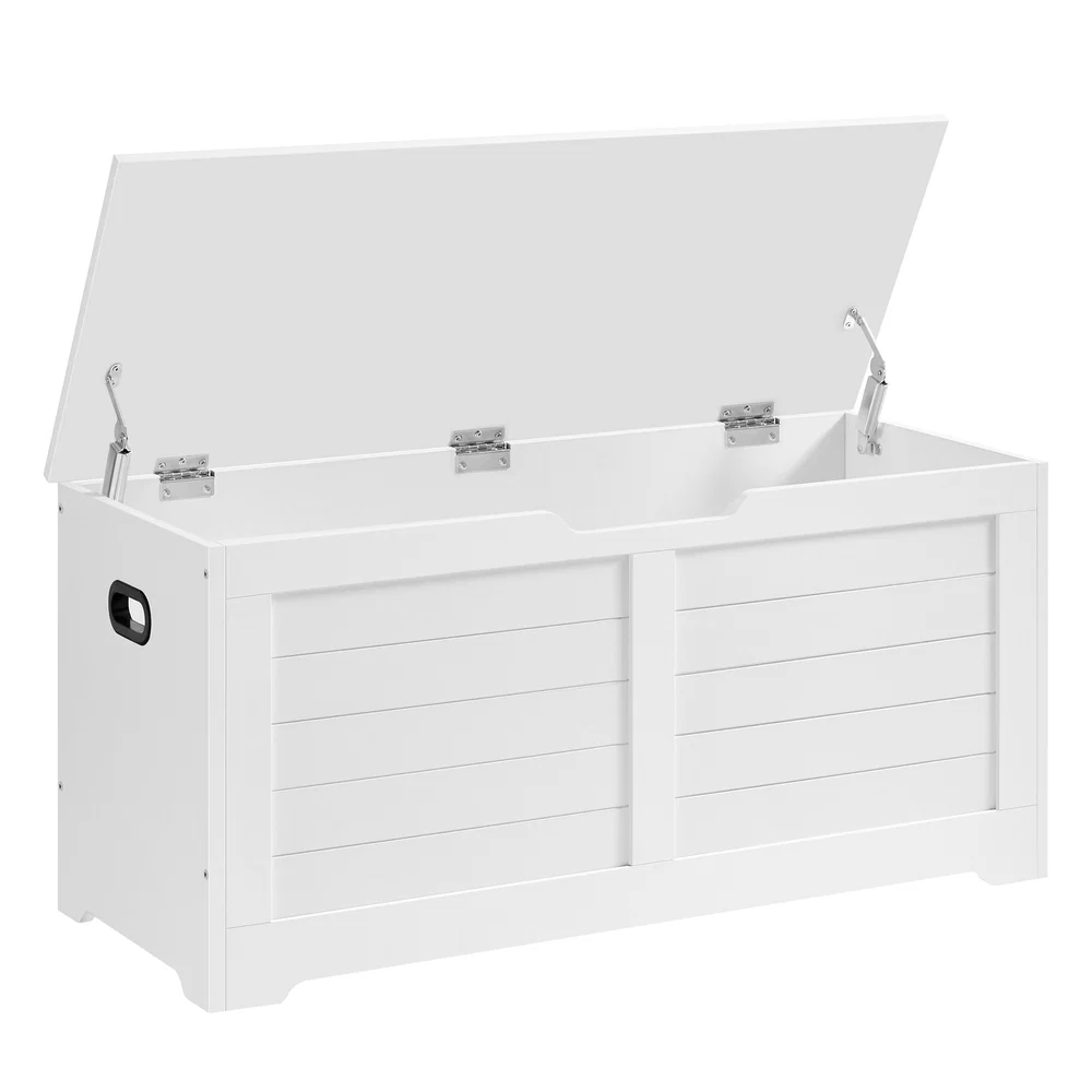 Verified VASAGLE Storage Chest with 2 Safety Hinges Comfortable