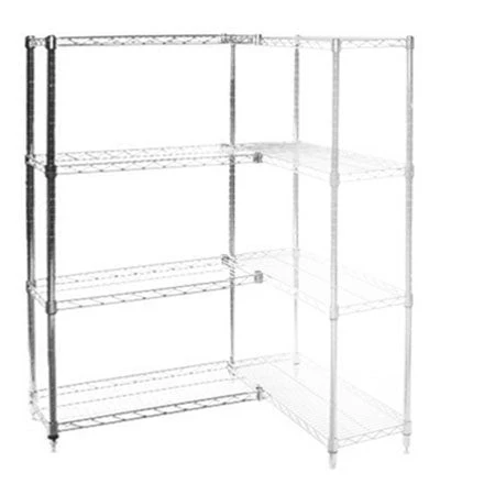 Pure 18 quot d x 48 quot w Wire Shelving Add-Ons w 4 Shelves Fine Crafted