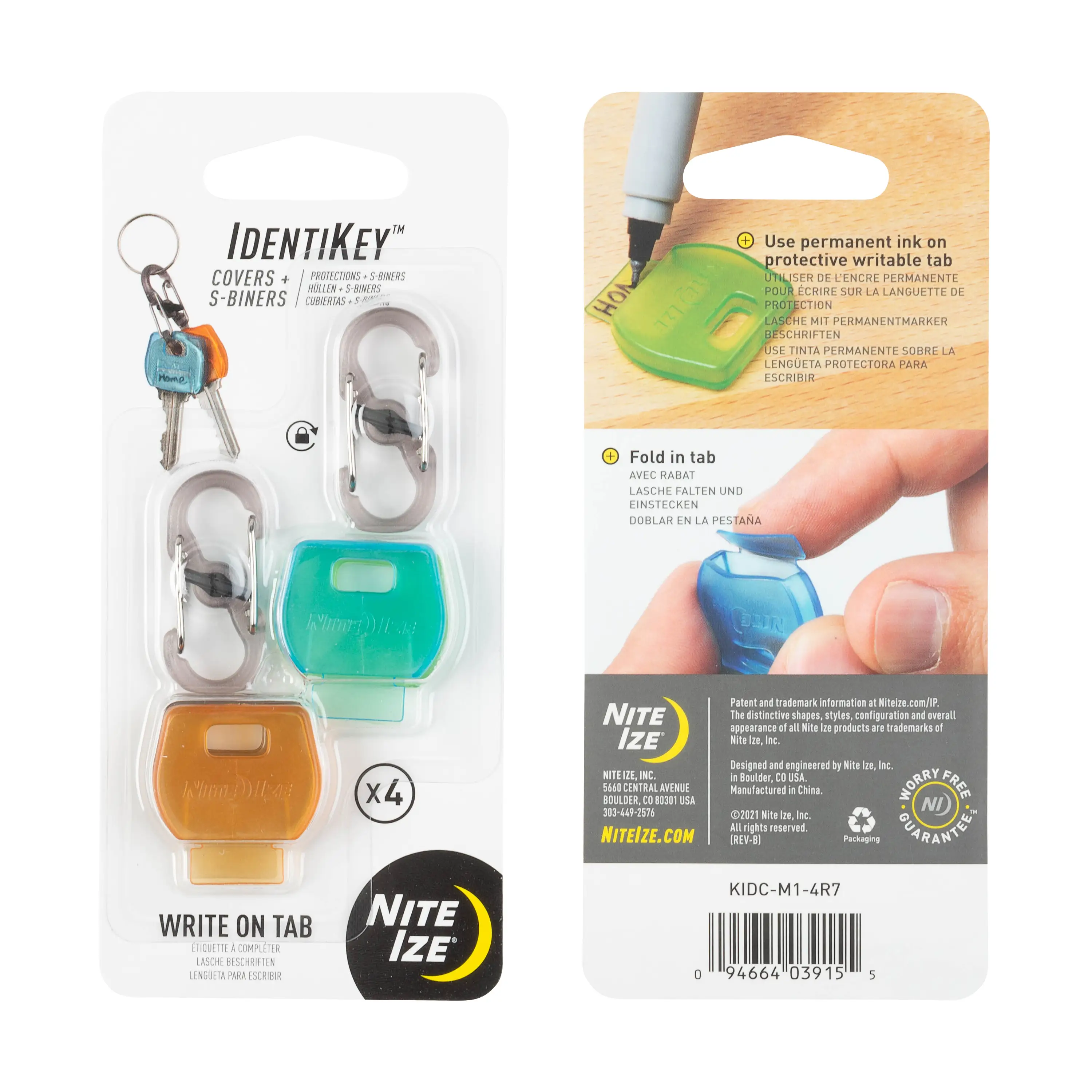 Flexible IDENTIKEY COVERS S-BINER COMBO Modern