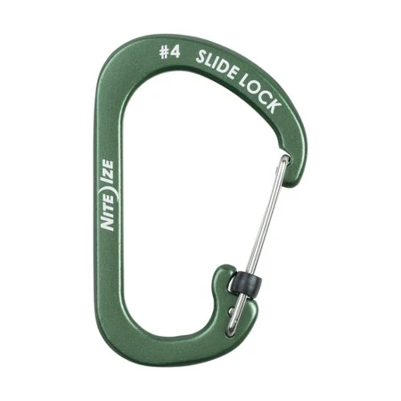 Traditional SLIDELOCK KEYRING OLIVE Crafted