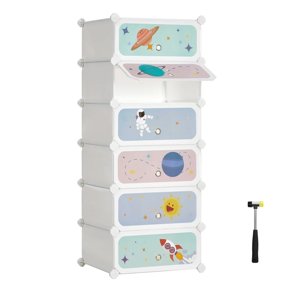 Excellent SONGMICS Kids Shoe Rack with Doors Detailed