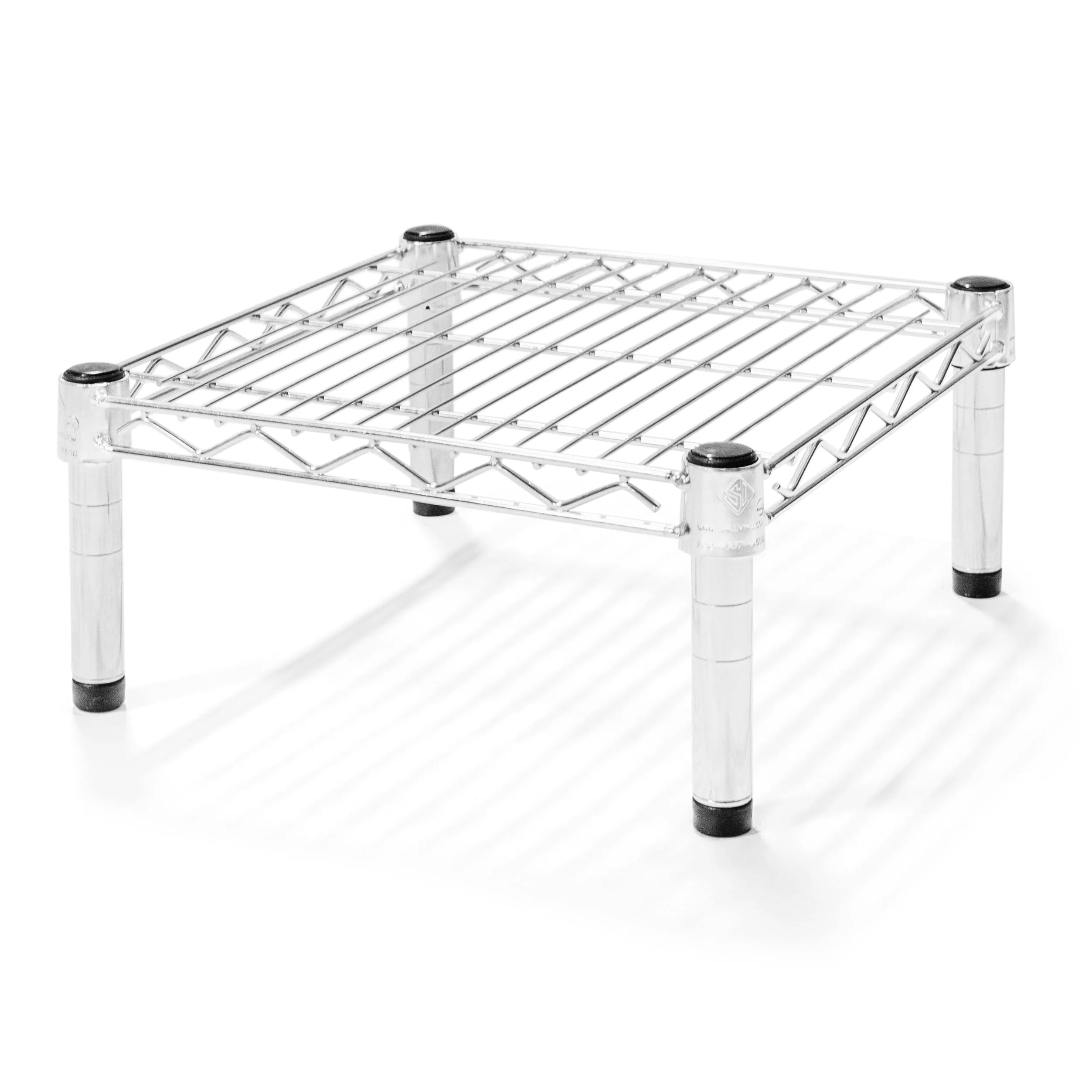 Clean 12 quot d x 6 quot h Chrome Wire Shelving w 1 Shelf Outstanding