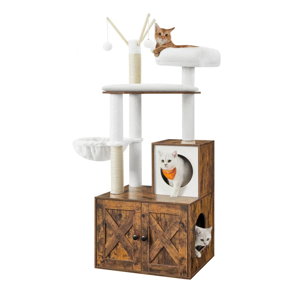 Selected Feandrea Hains Collection - WoodyWonders Cat Tree Versatile