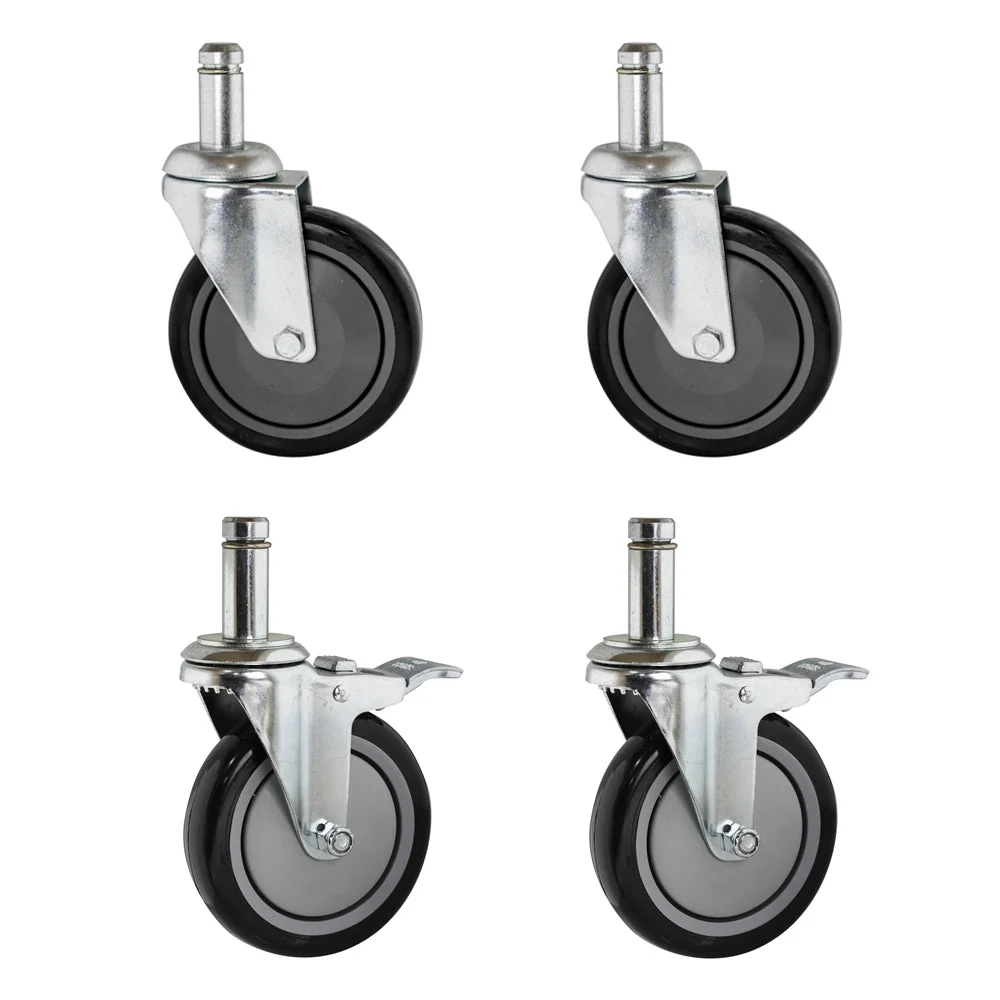 Exceptional 5 quot Polyurethane Stem Casters - 4-Pack Next-Generation