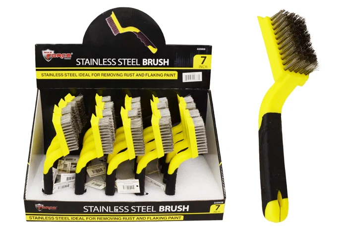 Carefully Designed STAINLESS STEEL BRUSH Optimized