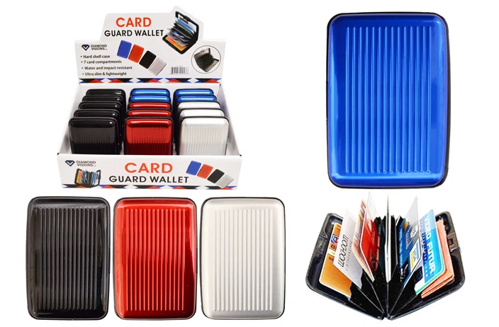 High-End CARD GUARD WALLET ASSTD DESIGNS First-Class