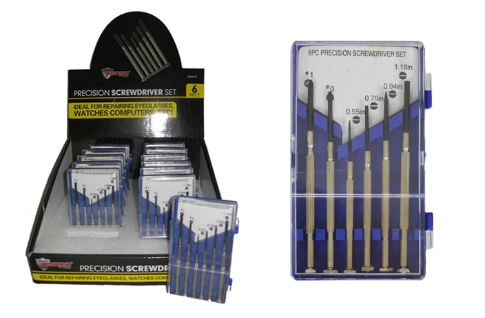 User-Friendly PRECISION SCREWDRIVER SET 6PC Long-Lasting